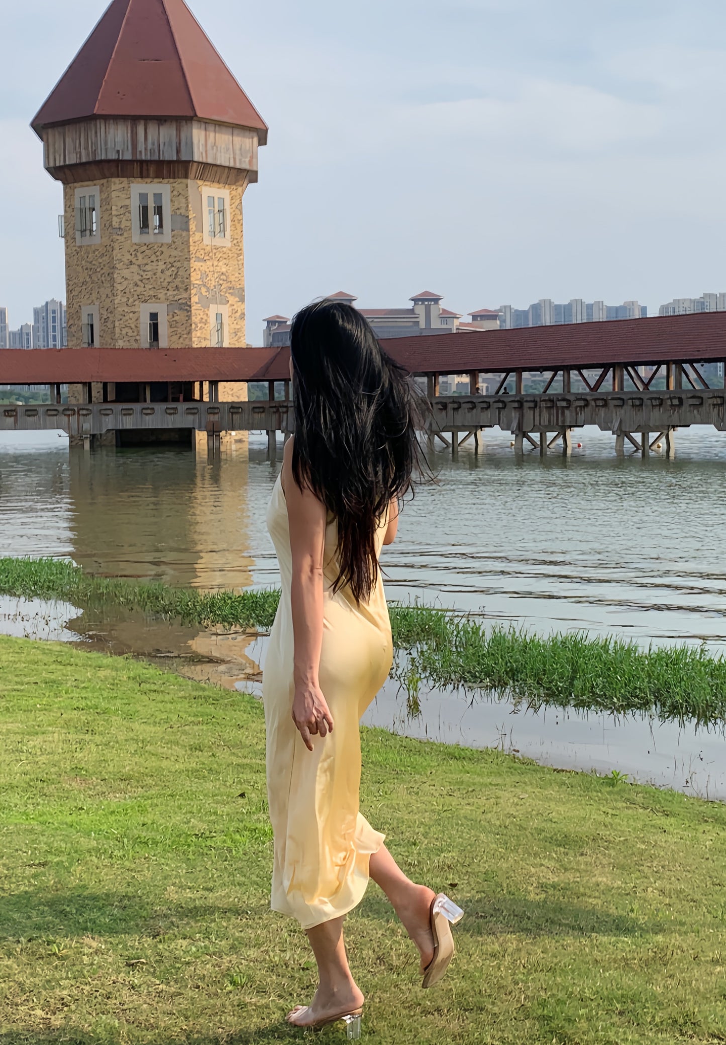 100% Mulberry Silk Caite Dress