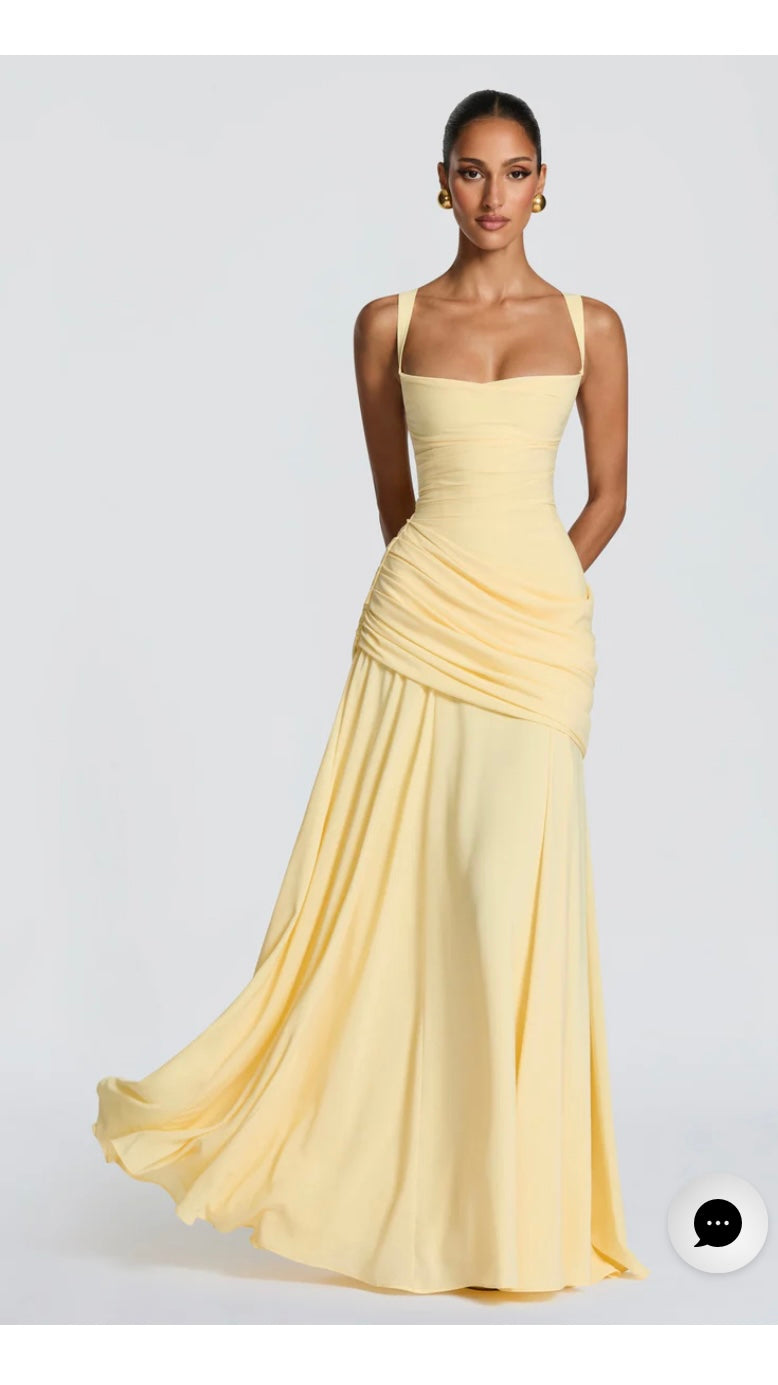 Custom Silk Gown