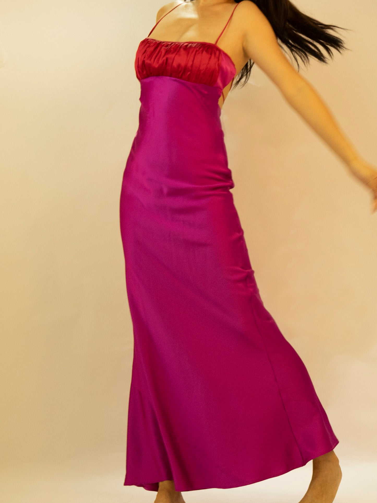 SAMPLE SALE * Aleecia Mulberry Silk Dress