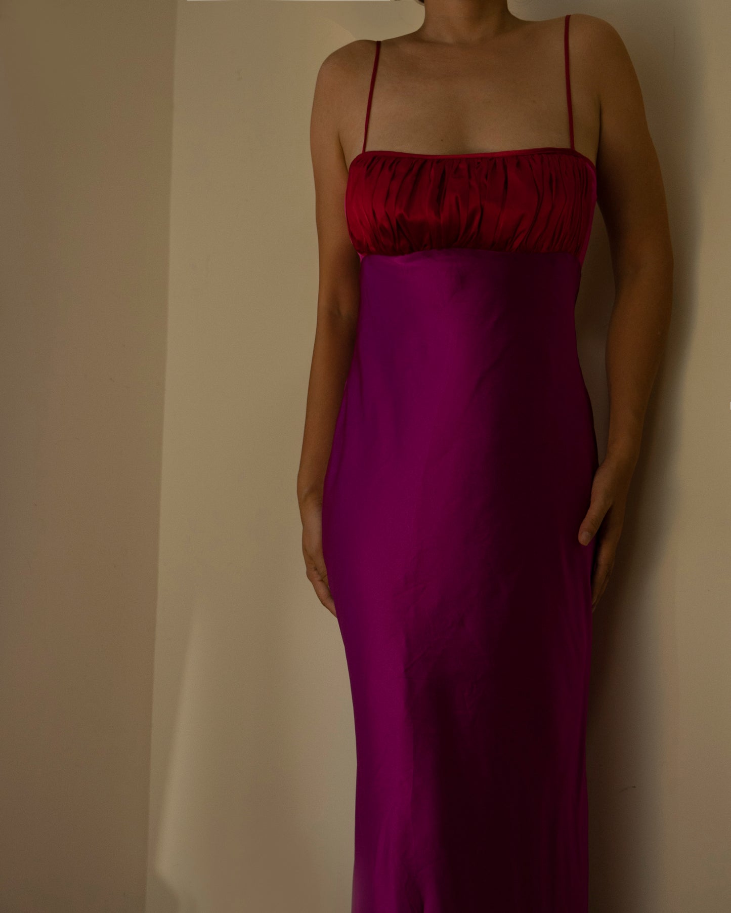 SAMPLE SALE * Aleecia Mulberry Silk Dress