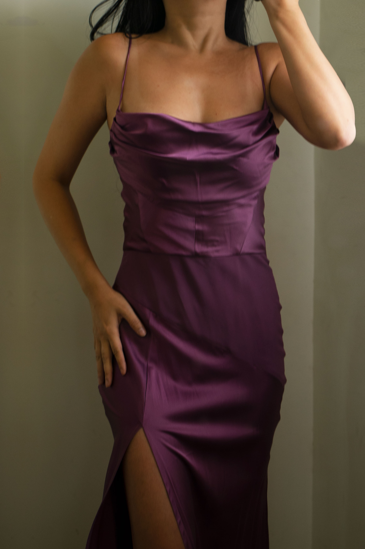 SAMPLE SALE * Manon Mulberry Silk Dress