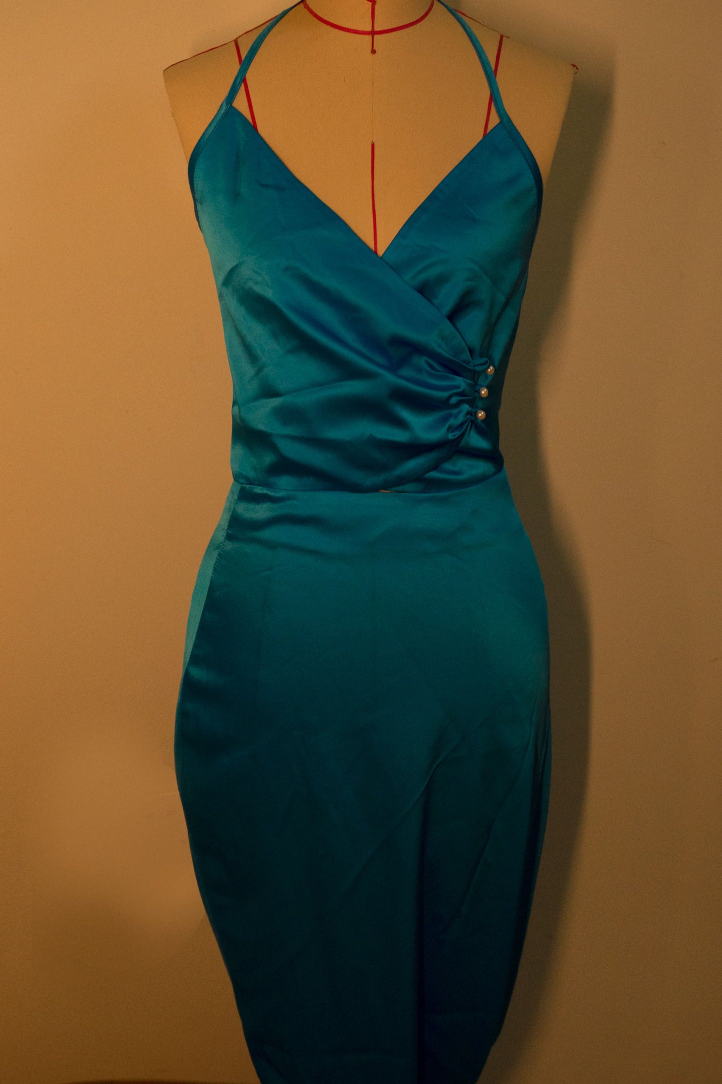 Sage Green Silk Set