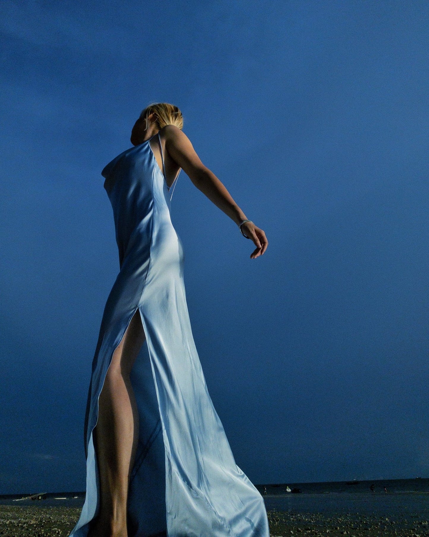 Crystal Mulberry Silk Dress Gown - Studio Alashanghai Silk