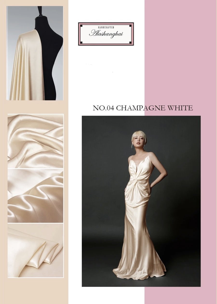 Jaysia Mulberry Silk Dress Gown - Studio Alashanghai Silk