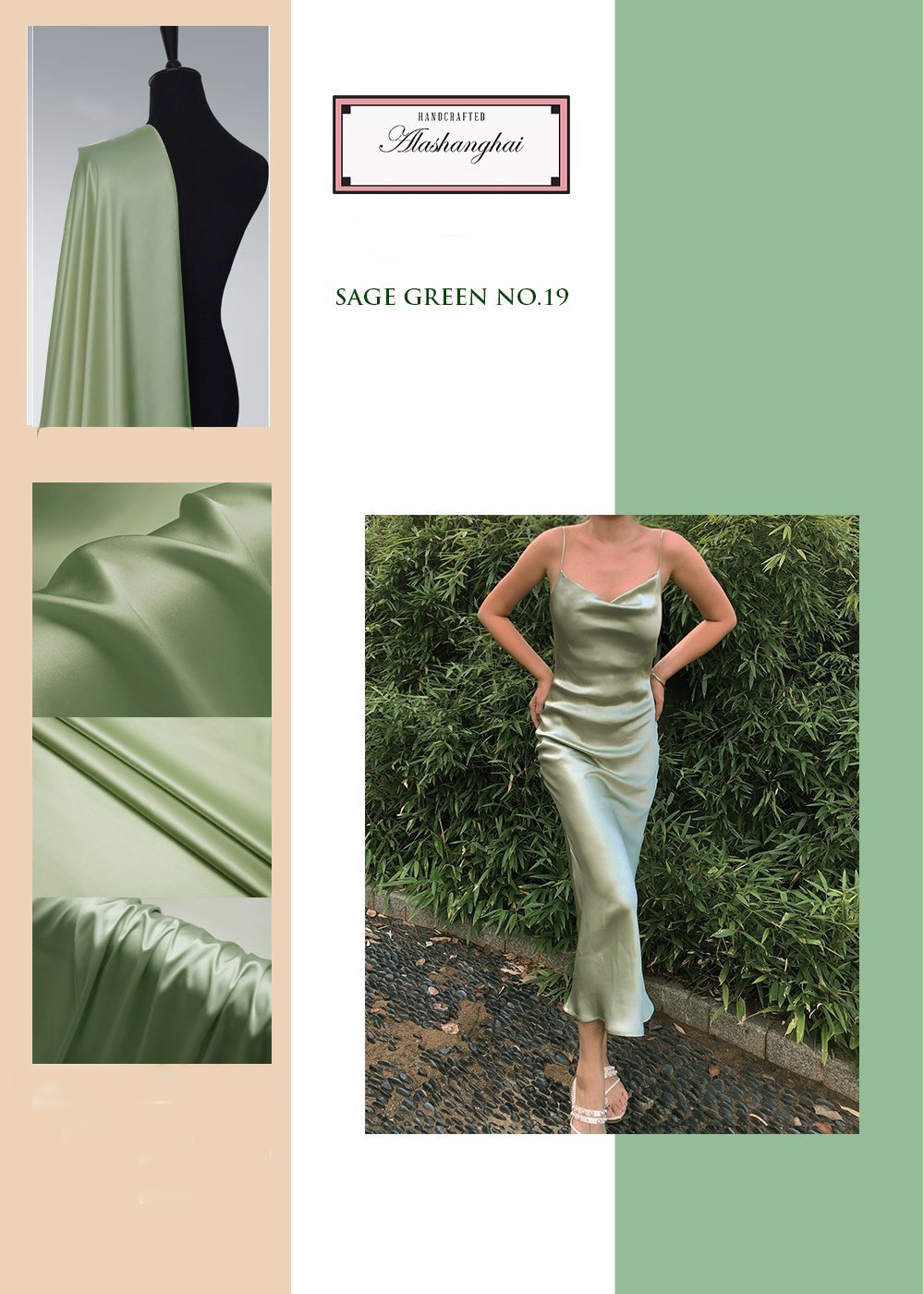 Zen Mulberry Silk Slip Dress * 90 Colors Options - Studio Alashanghai Silk