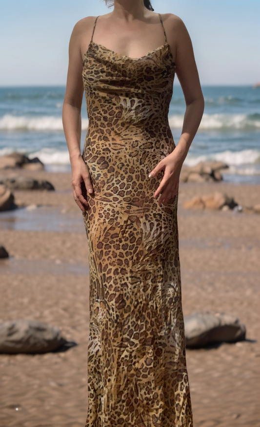 SAMPLE SALE • leopard dress