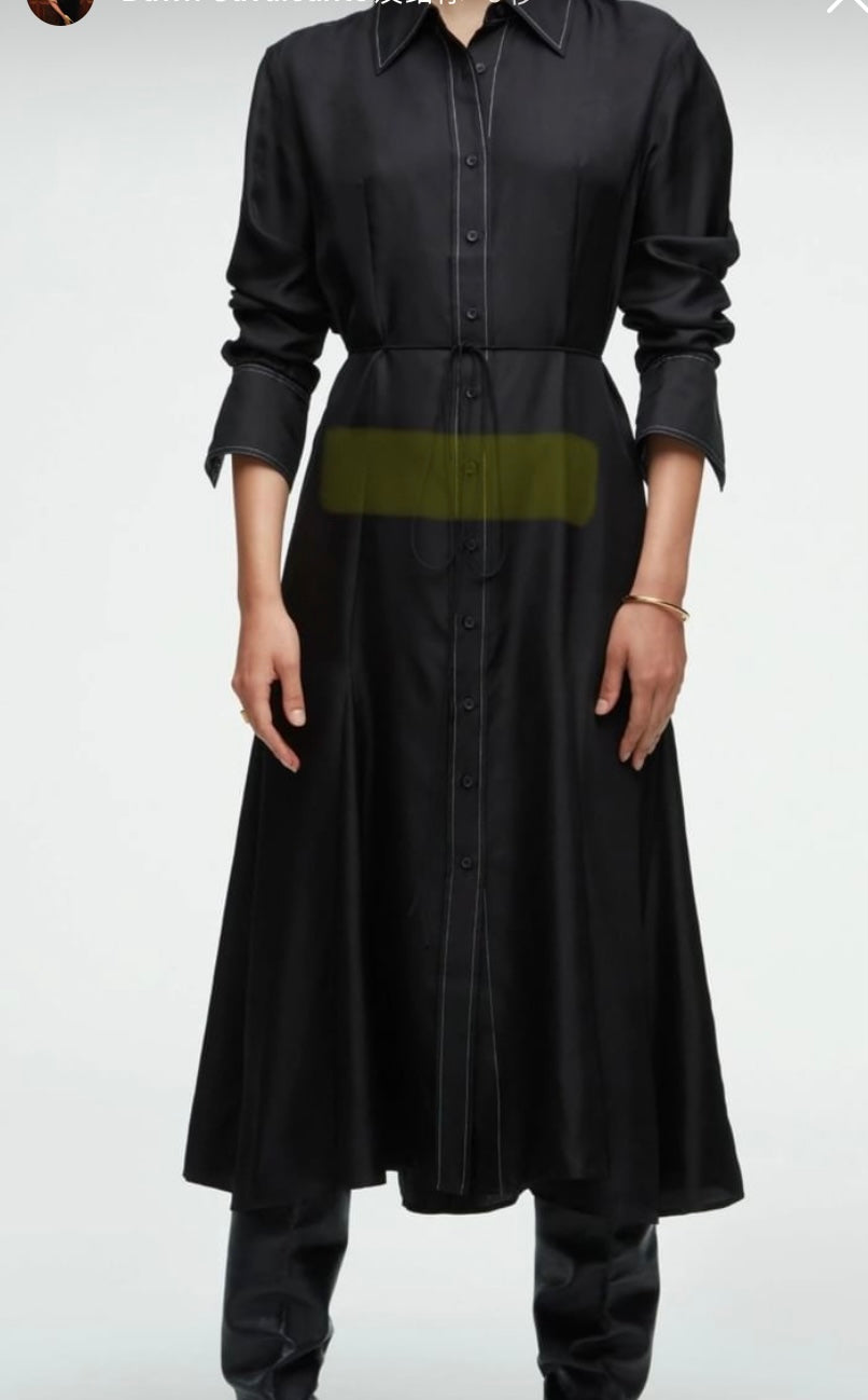 Custom revised green dress