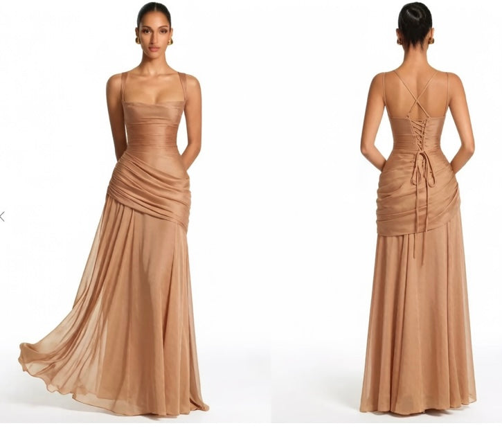 Custom Silk Gown
