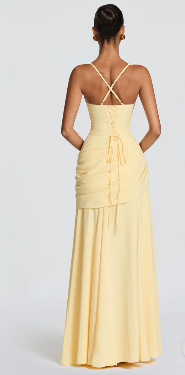 Custom Silk Gown