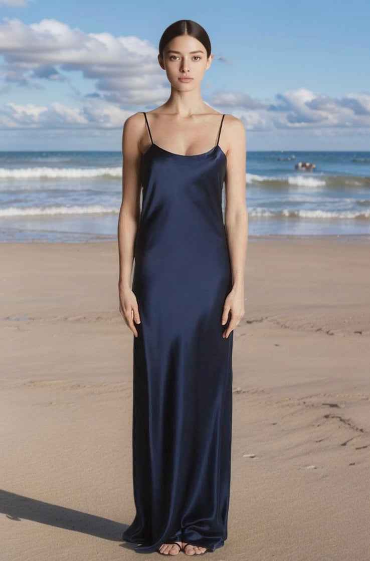 Aline Mulberry Silk Gown