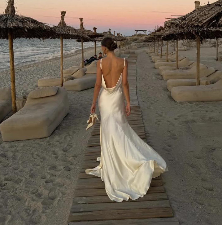 Custom Silk Gown