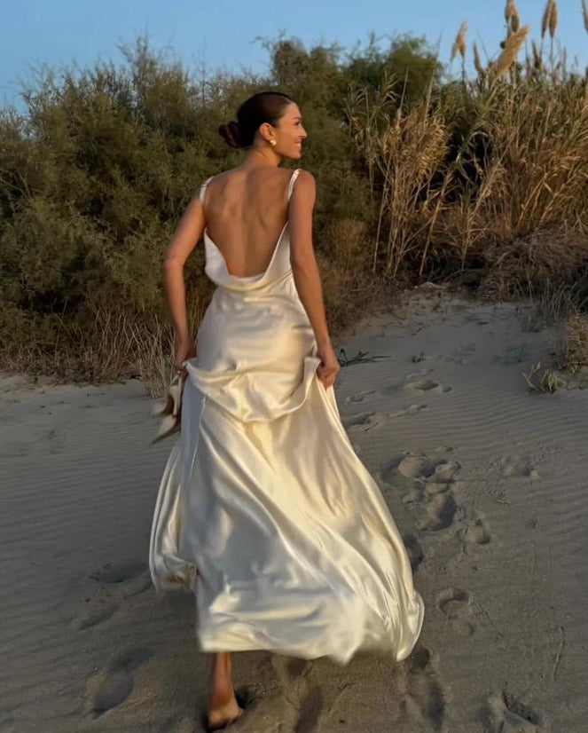 Custom Silk Gown