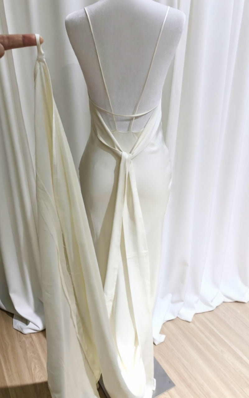 Custom Silk Gown
