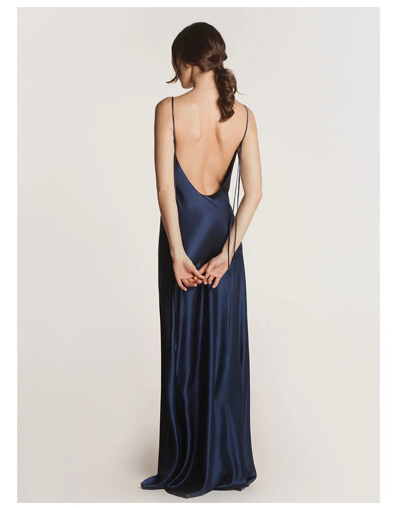 Aline Mulberry Silk Gown