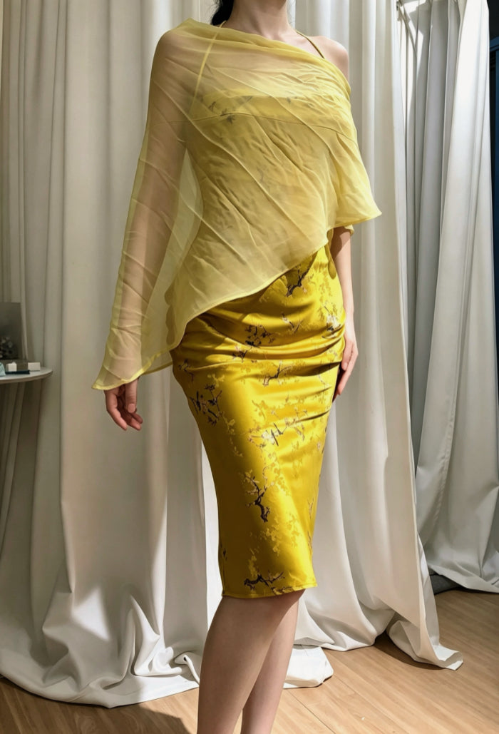 SAMPLE SALE • Gold Floral Set