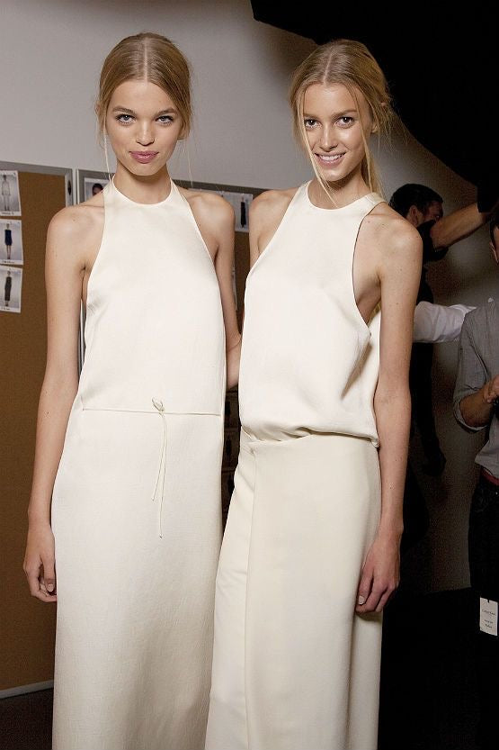 custom round neck dress