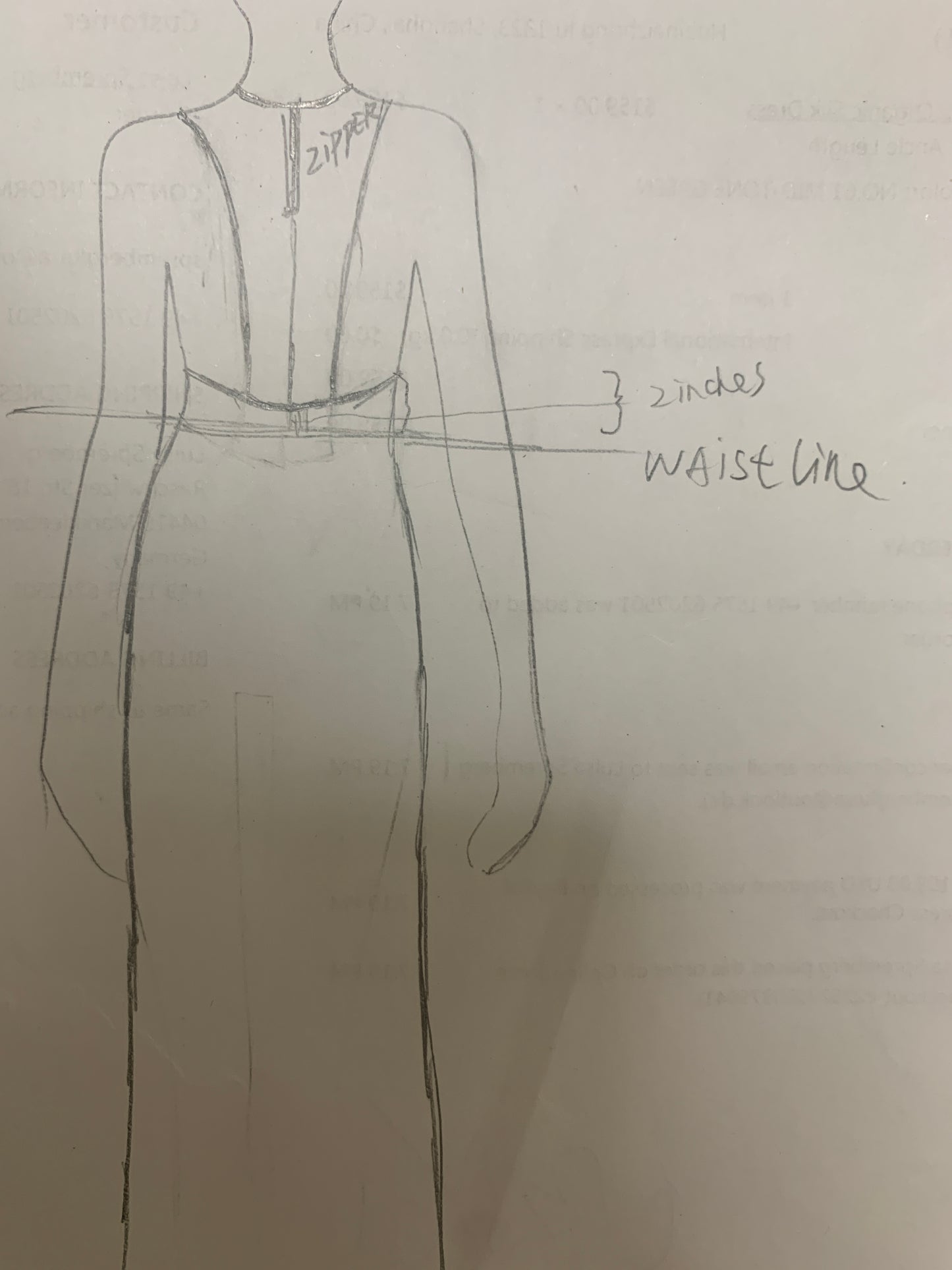 custom round neck dress