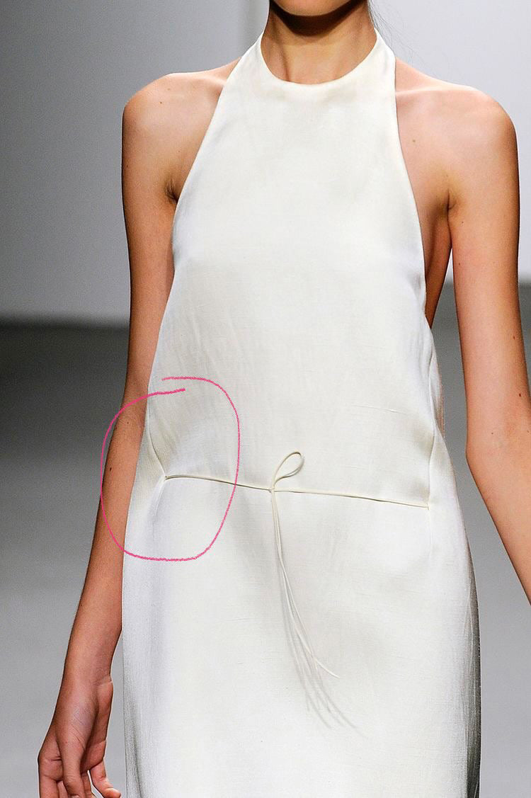 custom round neck dress