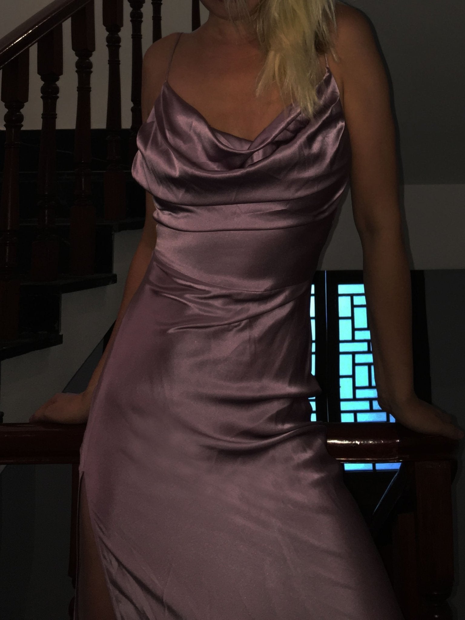 Rhiannon Mulberry Silk Gown Rhiannon Mulberry Silk Gown
