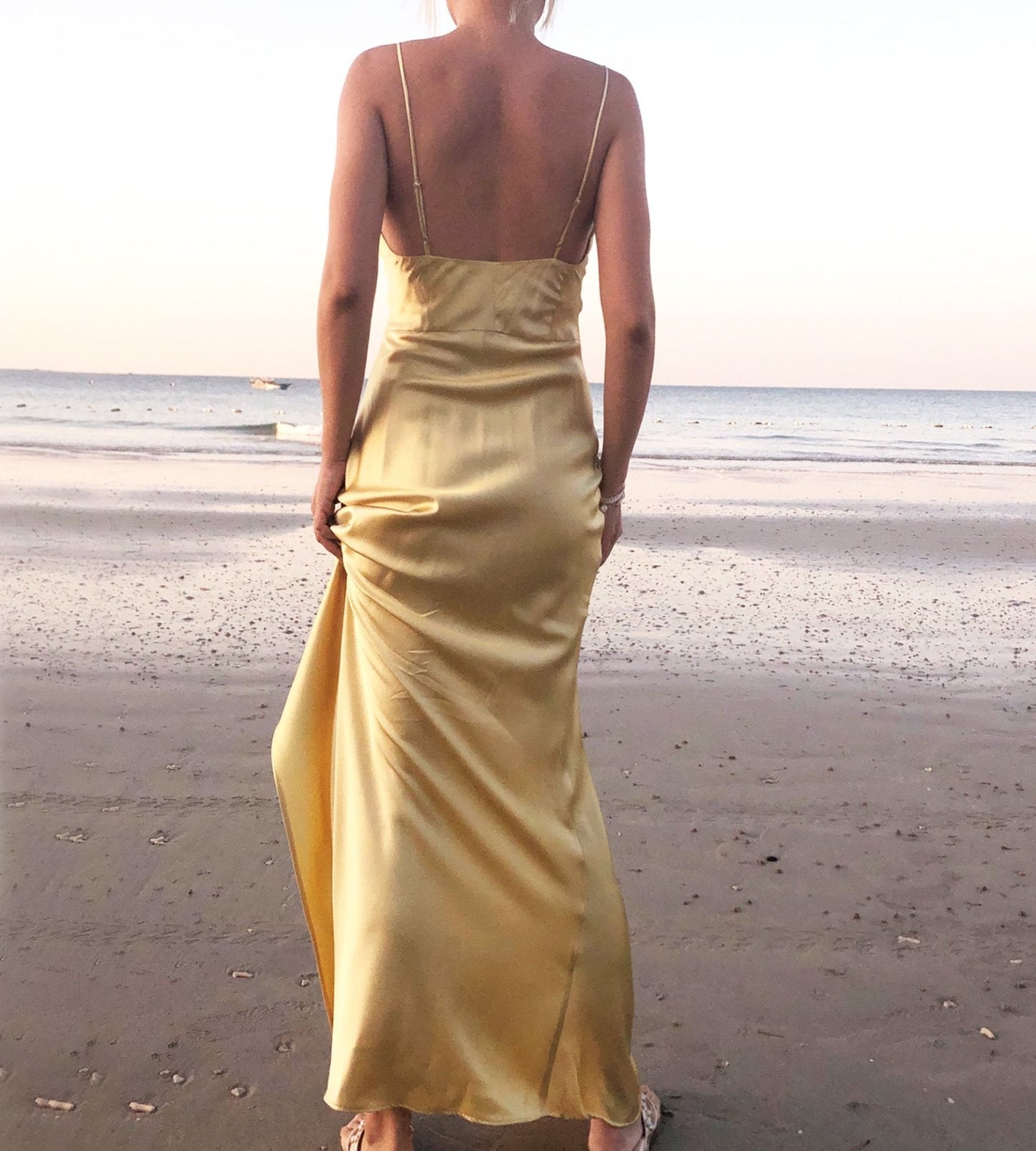 100% Mulberry Silk Manon Dress Gown - Studio Alashanghai Silk
