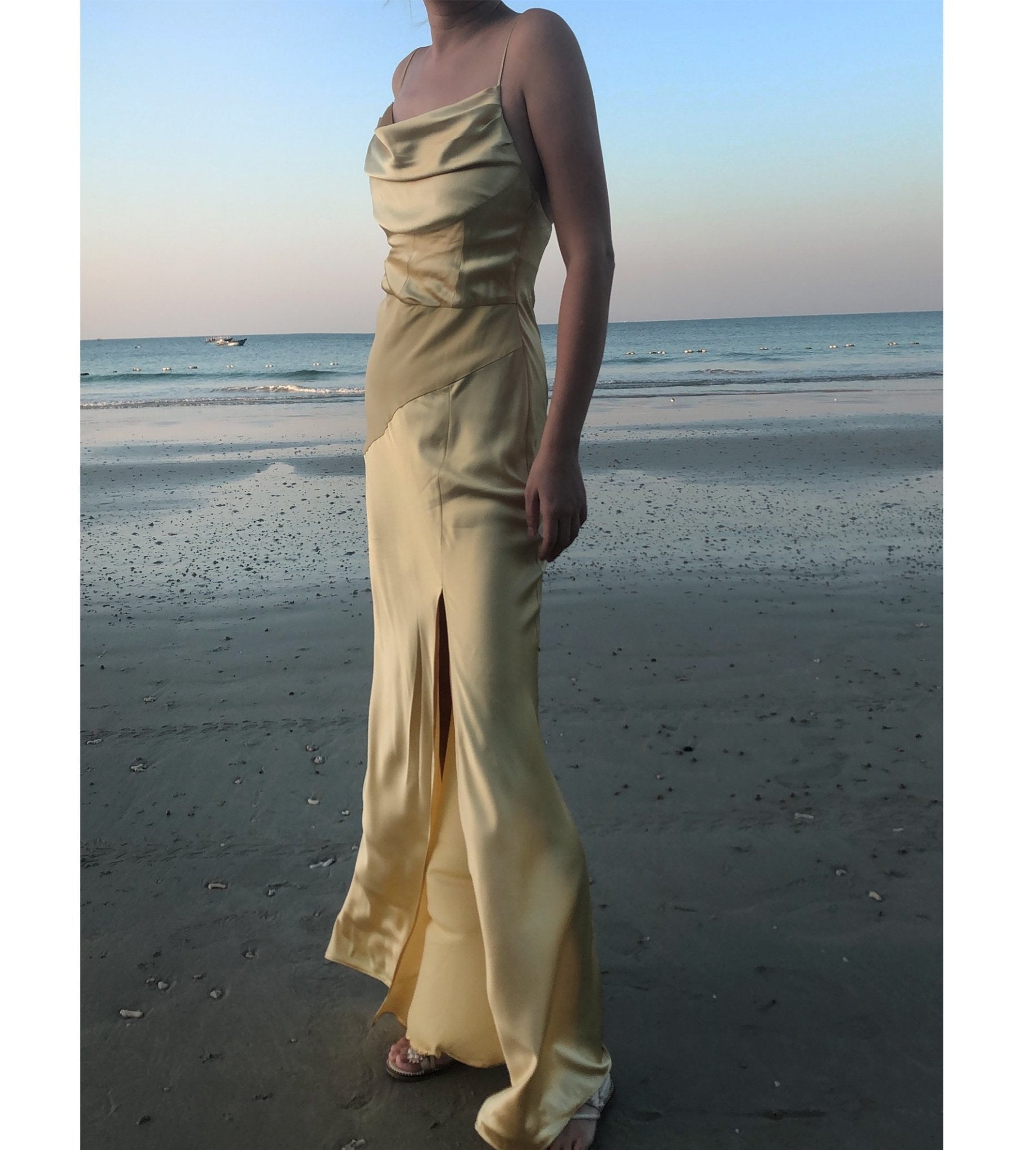 100% Mulberry Silk Manon Dress Gown - Studio Alashanghai Silk