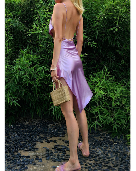 SAMPLE SALE *Gia Asymmetrical Backless Dress