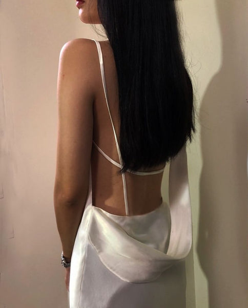 SAMPLE SALE *Gia Asymmetrical Backless Dress