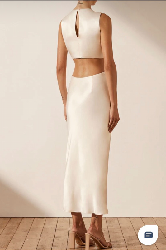 custom twisted dress