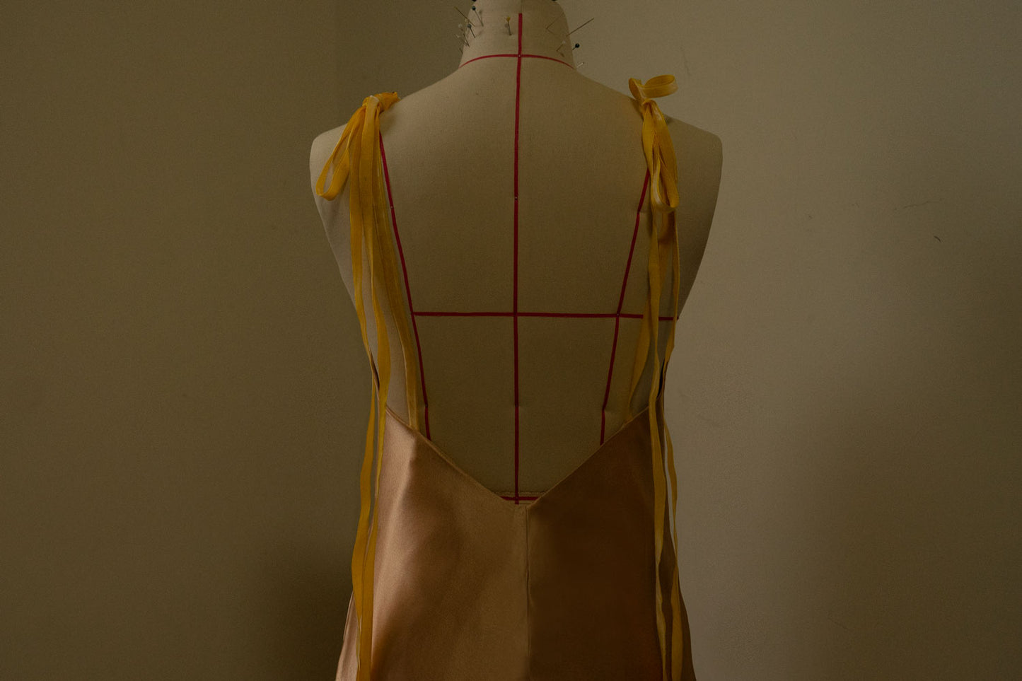 Carlotta Champagne Organic Silk Dress Gown
