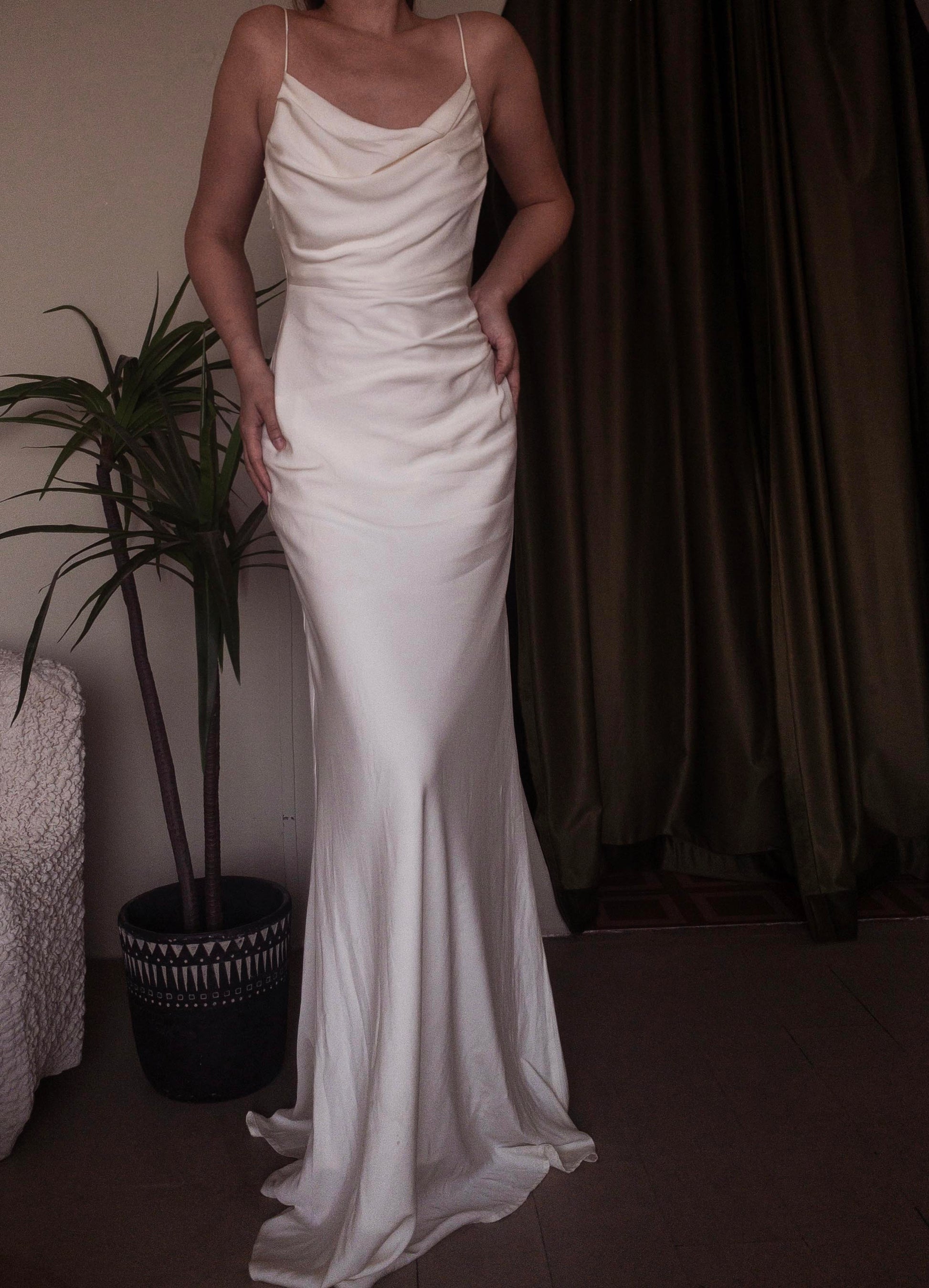 Cream White Pure Silk Dress Gown Studio Alashanghai Silk Cream White Pure Silk Dress Gown Studio Alashanghai Silk