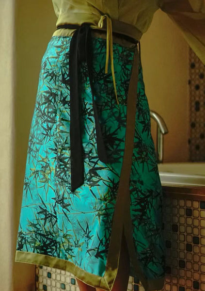 Ru Qun Green Bamboo Silk Set