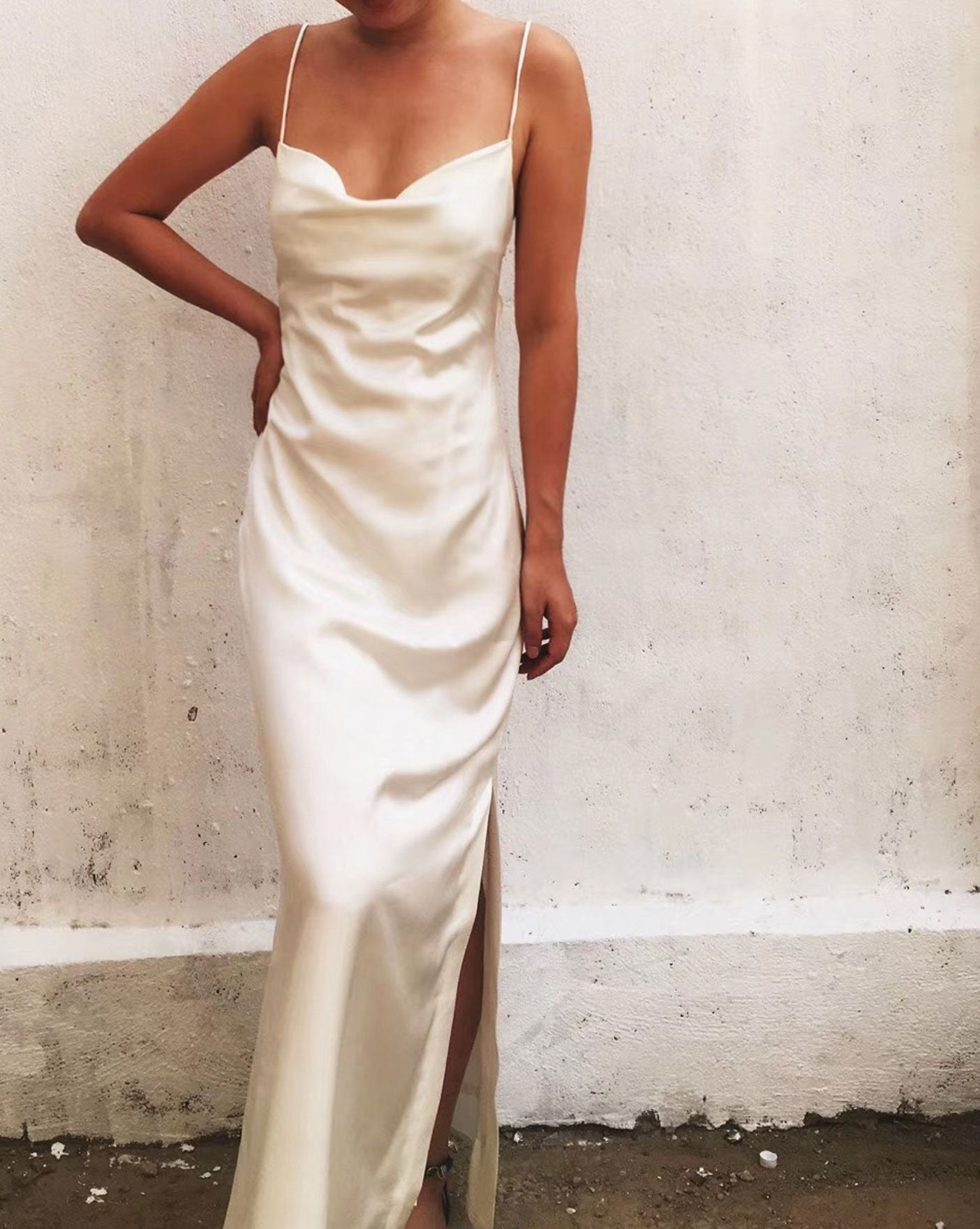 Crystal Mulberry Silk Dress Gown - Studio Alashanghai Silk