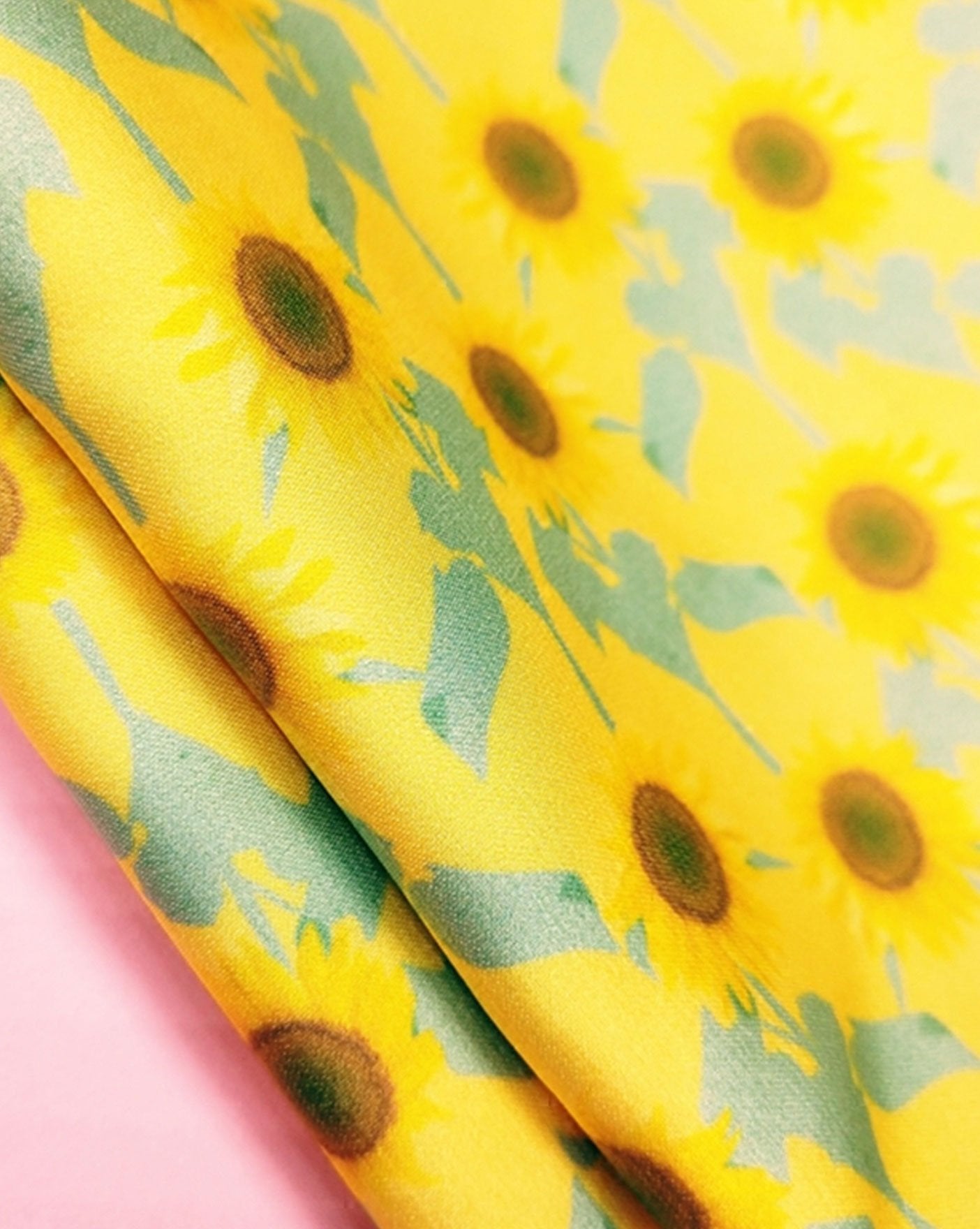 Daisy Satin Scarf - Studio Alashanghai Silk