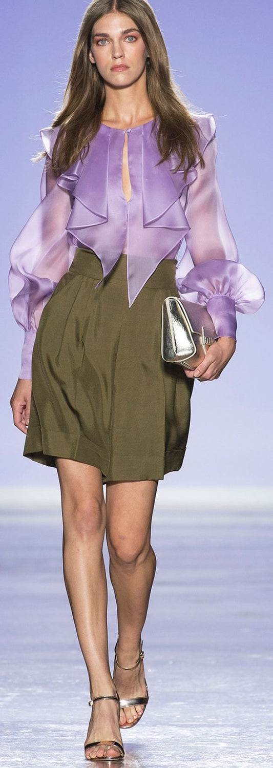Custom organza blouse 2023