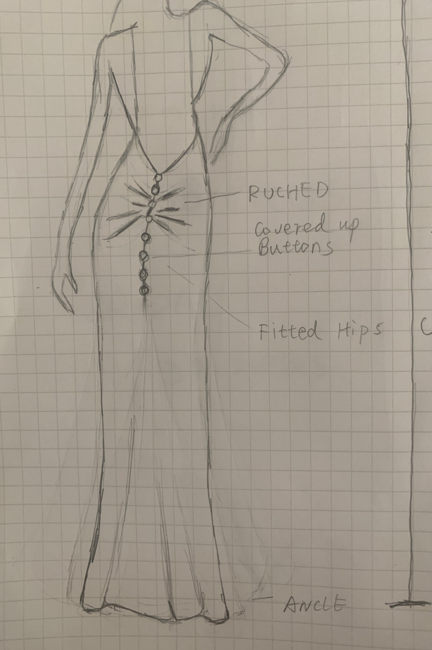 Custom dress for Kristina