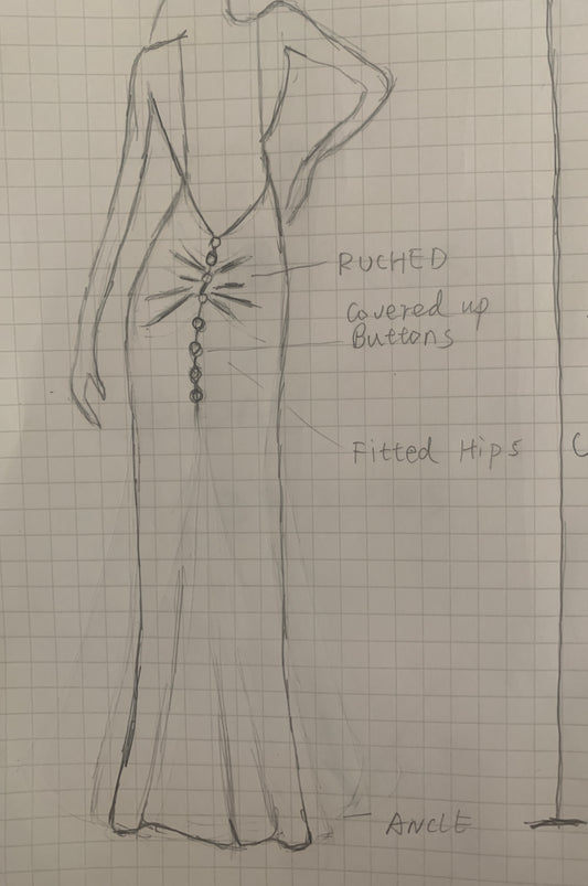 Custom dress for Kristina