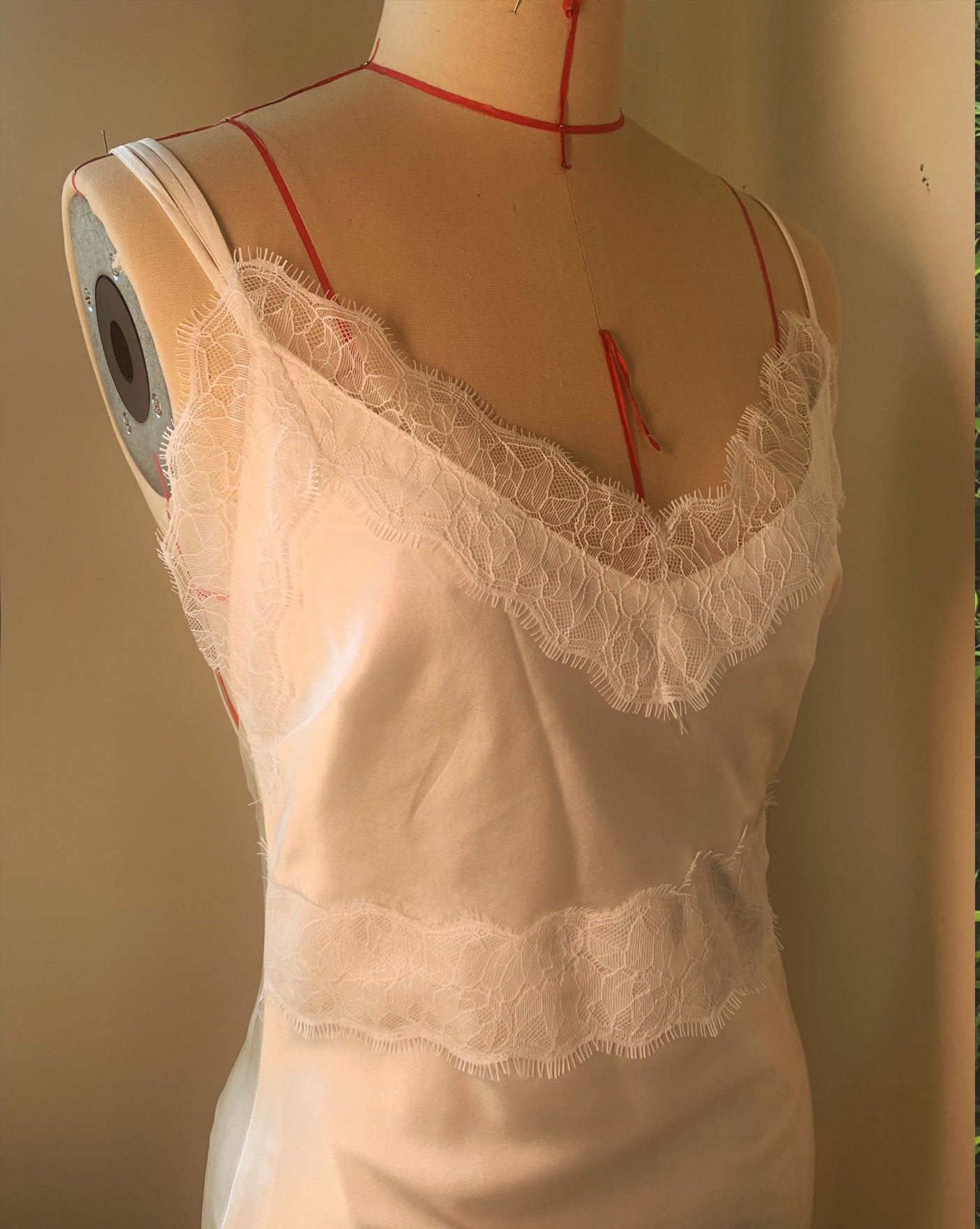 Tin Sage Green Mulberry Silk Dress Gown - Studio Alashanghai Silk